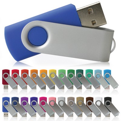 High Speed USB 2.0 Swivel Twister Flash Drive (2GB)