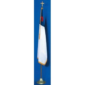 Christian Flag Deluxe Indoor Oak Pole Set (3'x5')