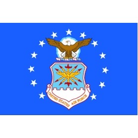 United States Air Force Stick Flag-E Gloss (4"x6")