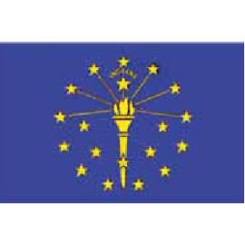 Indiana State Flag (2'x3')