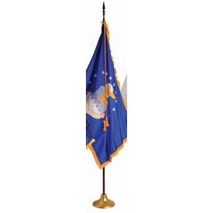 Air Force Indoor Military Flag Display Set (4'x6' Flag & 9' Pole)