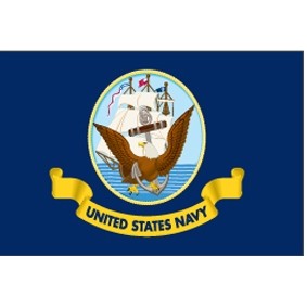 United States Navy Stick Flag-E Gloss (4"x6")
