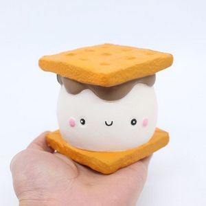 Slow Rising Stress Release Squishy Toys Sandwich Biscuit