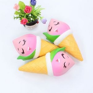Slow Rising Stress Release Squishy Toys Peach Ice Cream
