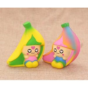 Slow Rising Stress Release Squishy Toys Banana Girl