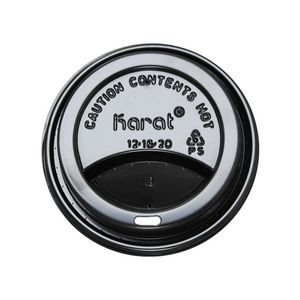 12-24 Oz. Black Lid for Paper Hot Cup