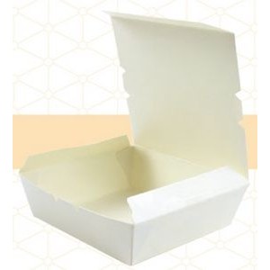 Medium White Paper To-Go Box