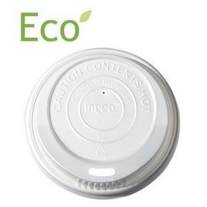 12-24 Oz. Lid for White Eco-Friendly Hot Cup