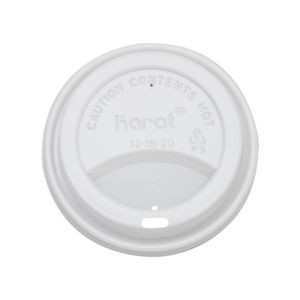 12-24 Oz. White Lid for Paper Hot Cup