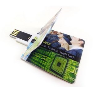 Ultra Thin Credit Card USB Flash Drive (1 mm Thin)/ 1 - 64 GB (White Card)