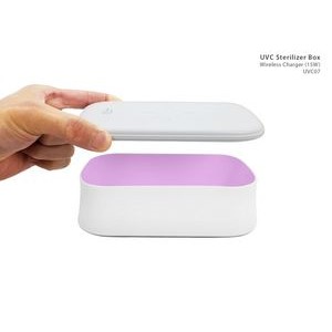 UV Sanitizing Box With Qi Wireless Charger (15W)