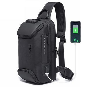 Stash Rover Cross Chest Bag with USB Port