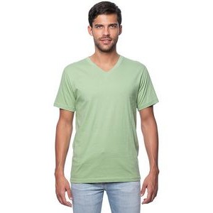 Unisex Organic Fine Jersey V-Neck Tee Shirt