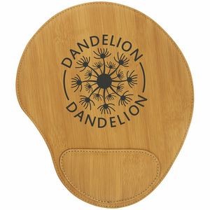 Bamboo Leatherette Mouse Pad