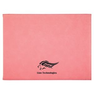Pink Leatherette Certificate Holder