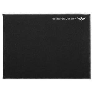 Black/Silver Leatherette Certificate Holder