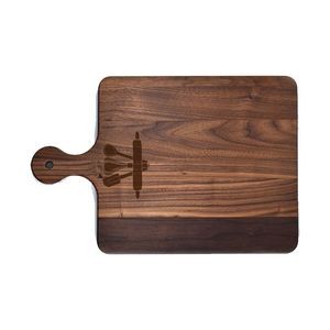 10 1/2" x 16" Walnut Paddle Cutting Board