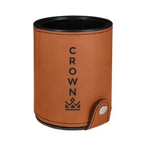Rawhide Leatherette Dice Cup w/ 5 Dice