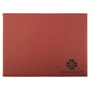 Rose Leatherette Certificate Holder
