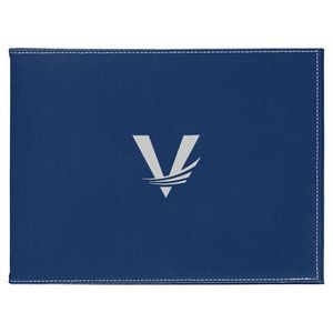 Blue/Silver Leatherette Certificate Holder