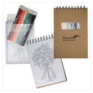 Notebook w/Color Pencils