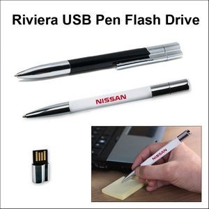 Riviera USB Flash Drive Pen - 4 GB