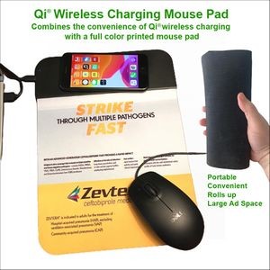 Qi Wireless Charging Mouse Pad 4 color process