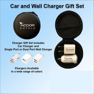 Car and Wall Charger Gift Set
