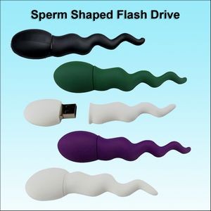 Sperm Shaped Flash Drive - 4 GB Memory