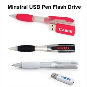 Minstral USB Pen Flash Drive - 256 MB Memory