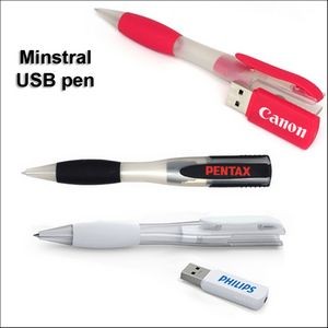 Minstral USB Pen Flash Drive - 512 MB Memory