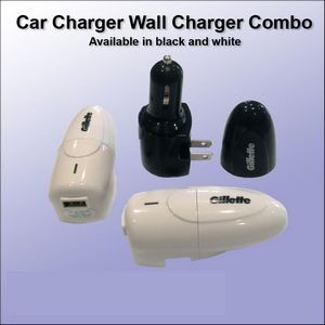 Car Charger and Wall Charger Combo