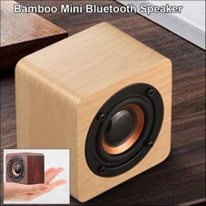 Amazing Sound Bamboo Mini Bluetooth Speaker - Light Wood