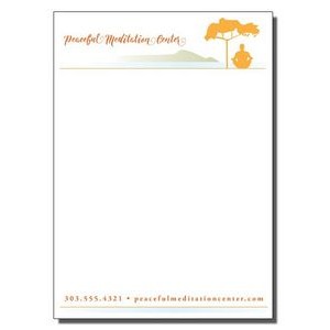 5" x 7" Full-Color Notepads - 25 Sheets