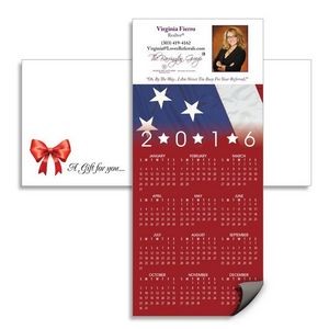 Magnetic Calendar with Envelope - American Flag