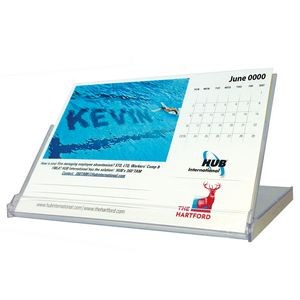 Personalized Image 4"x6" Jewel Case Desk Calendar