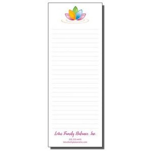 3" x 8" Full-Color Notepads - 50 Sheets