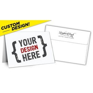 5" x 7" Holiday Greeting Cards w/ Imprinted Envelopes - Custom Design