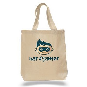 Promo Canvas Tote with Natural Colored Handles (Printed)