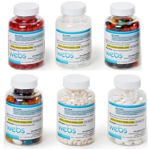 Medium Clear Pill Bottle Email for Fill Pricing