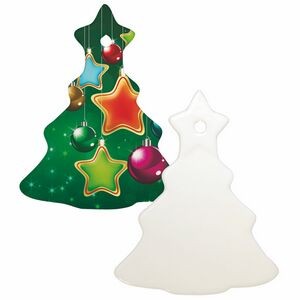 3" Christmas Ornament w/ Hole (Tree)