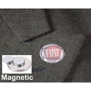 Domed Magnetic Lapel Pins