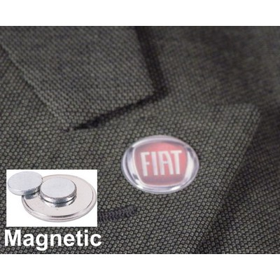 Domed Magnetic Lapel Pins