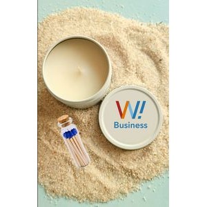 Soy Wax Candle 8 oz and Matchstick Gift Set