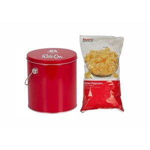 Custom Food Tins With Ready-To-Eat Popcorn
