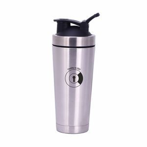 Shaker Bottle 16oz Double Wall Insulated Stainless Steel