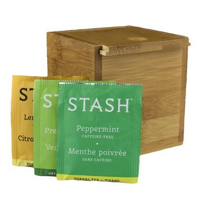 Bamboo Tea Gift Box With Stash® Tea
