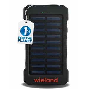 Portable High Power 8000Mah Solar Charger Bank With Flashlight And Compass