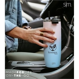 Simple Modern Voyager Travel Mug With Clear Flip Lid & Straw