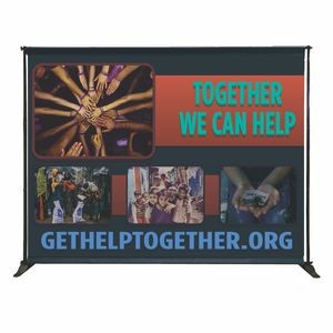 12'X8 ft Jumbo Banner Stand - With Graphic